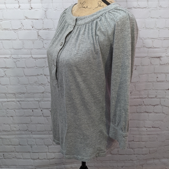 Banana Republic Factory Henley Shirt Small - Picture 2 of 7